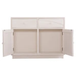 ΜΠΟΥΦΕΣ ΣΕΙΡΑ SANTORINI HM18046 MDF ΣΕ ΥΠΟΛΕΥΚΟ ΧΡΩΜΑ-2 ΣΥΡΤΑΡΙΑ & 2 ΠΟΡΤΕΣ 107x38x82,5Υεκ.