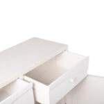 ΜΠΟΥΦΕΣ ΣΕΙΡΑ SANTORINI HM18046 MDF ΣΕ ΥΠΟΛΕΥΚΟ ΧΡΩΜΑ-2 ΣΥΡΤΑΡΙΑ & 2 ΠΟΡΤΕΣ 107x38x82,5Υεκ.