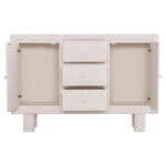 ΜΠΟΥΦΕΣ ΣΕΙΡΑ SANTORINI HM18048 MDF ΣΕ ΥΠΟΛΕΥΚΟ ΧΡΩΜΑ-3 ΣΥΡΤΑΡΙΑ & 2 ΠΟΡΤΕΣ 120x38x80Υεκ.