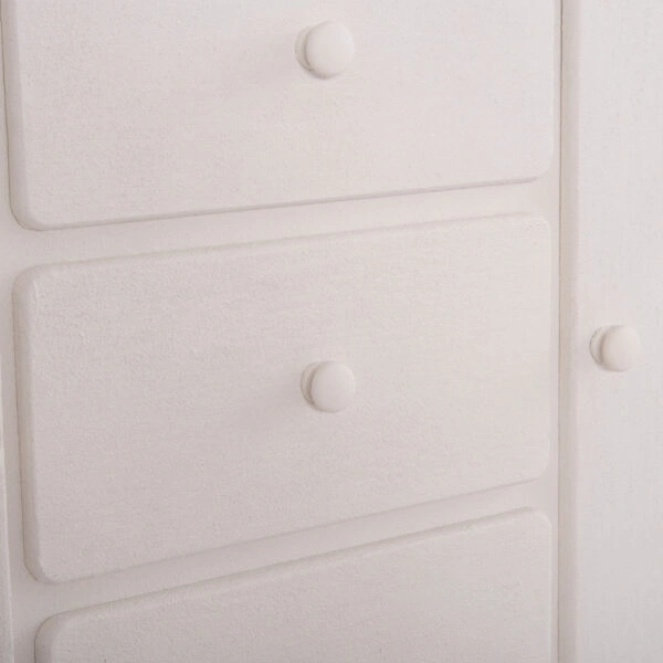 ΜΠΟΥΦΕΣ ΣΕΙΡΑ SANTORINI HM18048 MDF ΣΕ ΥΠΟΛΕΥΚΟ ΧΡΩΜΑ-3 ΣΥΡΤΑΡΙΑ & 2 ΠΟΡΤΕΣ 120x38x80Υεκ.