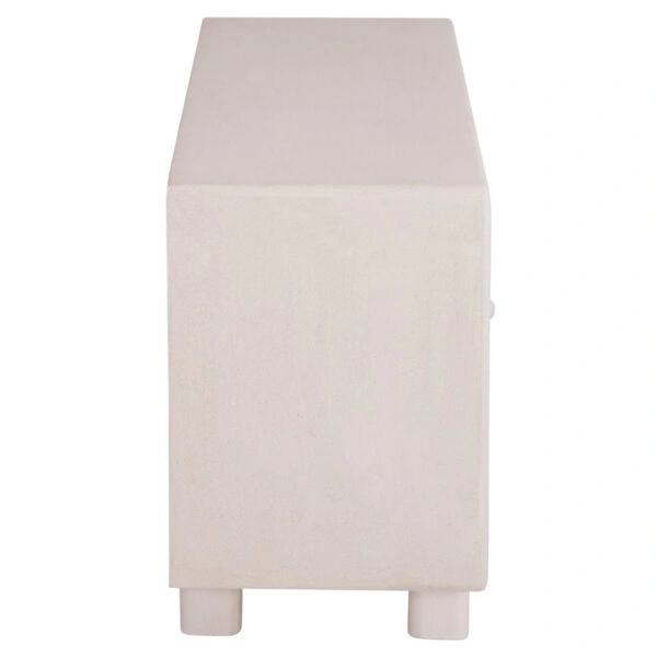 ΜΠΟΥΦΕΣ ΣΕΙΡΑ SANTORINI HM18068 MDF ΣΕ ΥΠΟΛΕΥΚΟ ΧΡΩΜΑ-3 ΠΟΡΤΕΣ 140x38x64Υεκ.