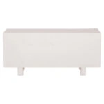 ΜΠΟΥΦΕΣ ΣΕΙΡΑ SANTORINI HM18068 MDF ΣΕ ΥΠΟΛΕΥΚΟ ΧΡΩΜΑ-3 ΠΟΡΤΕΣ 140x38x64Υεκ.