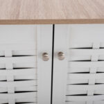 ΠΑΠΟΥΤΣΟΘΗΚΗ-ΝΤΟΥΛΑΠΙ ΜΕΛΑΜΙΝΗΣ ΜΕ 3ΠΟΡΤΕΣ HM2211.06 SONAMA-ΛΕΥΚΗ 114,5x34x68 εκ.