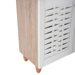 ΠΑΠΟΥΤΣΟΘΗΚΗ-ΝΤΟΥΛΑΠΙ ΜΕΛΑΜΙΝΗΣ ΜΕ 3ΠΟΡΤΕΣ HM2211.06 SONAMA-ΛΕΥΚΗ 114,5x34x68 εκ.