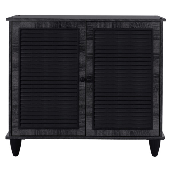 ΠΑΠΟΥΤΣΟΘΗΚΗ ΞΥΛΙΝΗ MCKENNA HM2266.01 ΣΕ ΑΝΘΡΑΚΙ ΧΡΩΜΑ 76,5X30X68,5