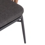 ΠΟΛΥΘΡΟΝΑ ΑΛΟΥΜΙΝΙΟΥ ORIN HM6265.01 ΣΚΟΥΡΟ ΓΚΡΙ- P.E.RATTAN ΣΕ ΦΥΣΙΚΟ 65x56x82Υεκ.