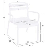 ΠΟΛΥΘΡΟΝΑ ΠΟΛΥΠΡΟΠΥΛΕΝΙΟΥ KORVER HM6333.01 ΛΕΥΚΗ 48x67x75Υεκ.