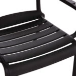 ΠΟΛΥΘΡΟΝΑ ΠΟΛΥΠΡΟΠΥΛΕΝΙΟΥ KORVER HM6333.02 ΜΑΥΡΗ 48x67x75Υεκ.