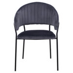 ΠΟΛΥΘΡΟΝΑΚΙ THEODORE HM8520.01 ΑΠΟ ΒΕΛΟΥΔΟ ΓΚΡΙ ΜΕ ΜΕΤΑΛΛΙΚΟ ΣΚΕΛΕΤΟ 55x50x82Υ εκ.