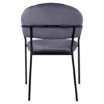 ΠΟΛΥΘΡΟΝΑΚΙ THEODORE HM8520.01 ΑΠΟ ΒΕΛΟΥΔΟ ΓΚΡΙ ΜΕ ΜΕΤΑΛΛΙΚΟ ΣΚΕΛΕΤΟ 55x50x82Υ εκ.