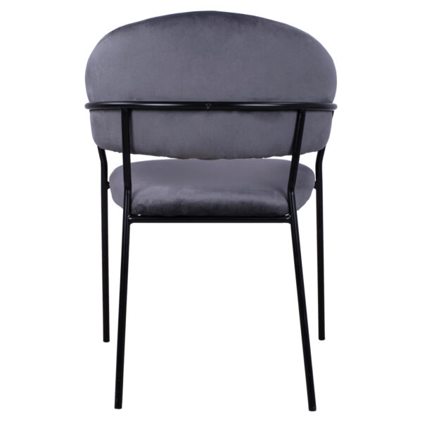 ΠΟΛΥΘΡΟΝΑΚΙ THEODORE HM8520.01 ΑΠΟ ΒΕΛΟΥΔΟ ΓΚΡΙ ΜΕ ΜΕΤΑΛΛΙΚΟ ΣΚΕΛΕΤΟ 55x50x82Υ εκ.