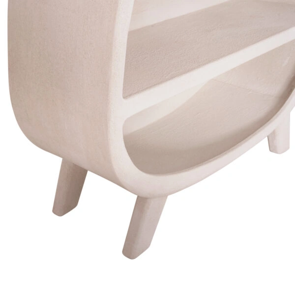 ΡΑΦΙΕΡΑ ΣΕΙΡΑ SANTORINI HM18060.01 MDF ΣΕ ΥΠΟΛΕΥΚΟ ΧΡΩΜΑ 120x38x133Υεκ.