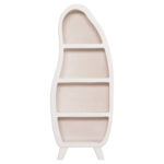 ΡΑΦΙΕΡΑ ΣΕΙΡΑ SANTORINI HM18067 MDF ΣΕ ΥΠΟΛΕΥΚΟ ΧΡΩΜΑ 80x38x196Υεκ.