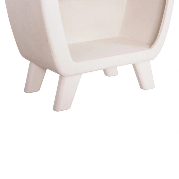 ΡΑΦΙΕΡΑ ΣΕΙΡΑ SANTORINI HM18067 MDF ΣΕ ΥΠΟΛΕΥΚΟ ΧΡΩΜΑ 80x38x196Υεκ.