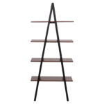 ΡΑΦΙΕΡΑ STAM HM18073.04 ΜΑΥΡΟΣ ΜΕΤΑΛΛΙΚΟΣ ΣΚΕΛΕΤΟΣ-ΜΕΛΑΜΙΝΗ ΚΑΡΥΔΙ 71x38x164Υεκ.