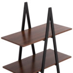 ΡΑΦΙΕΡΑ STAM HM18073.04 ΜΑΥΡΟΣ ΜΕΤΑΛΛΙΚΟΣ ΣΚΕΛΕΤΟΣ-ΜΕΛΑΜΙΝΗ ΚΑΡΥΔΙ 71x38x164Υεκ.