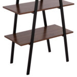 ΡΑΦΙΕΡΑ STAM HM18073.04 ΜΑΥΡΟΣ ΜΕΤΑΛΛΙΚΟΣ ΣΚΕΛΕΤΟΣ-ΜΕΛΑΜΙΝΗ ΚΑΡΥΔΙ 71x38x164Υεκ.