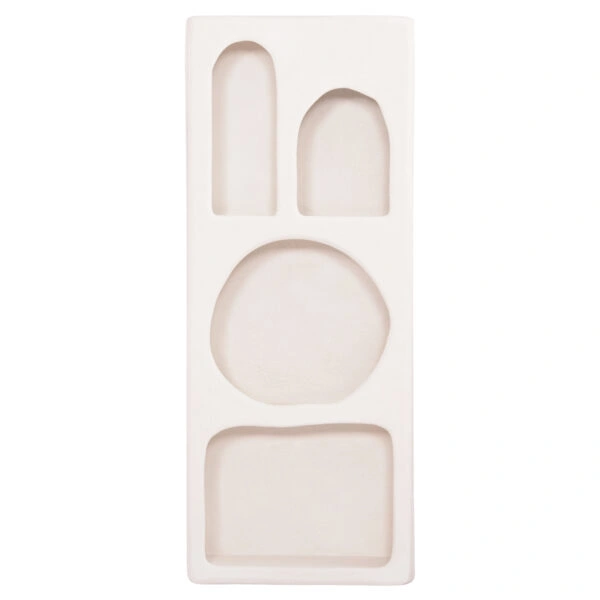 ΡΑΦΙΕΡΑ ΤΟΙΧΟΥ ΣΕΙΡΑ SANTORINI HM18069 MDF ΣΕ ΥΠΟΛΕΥΚΟ ΧΡΩΜΑ 47,5x18x120Υεκ.