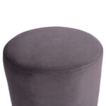 ΣΚΑΜΠΟ LEVY ΓΚΡΙ ΒΕΛΟΥΔΟ ΜΕ ΧΡΥΣΗ ΒΑΣΗ HM8408.01 Φ35x43Υ εκ.