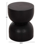 ΣΚΑΜΠΟ ΚΥΛΙΝΔΡΙΚΟ FEBRY HM9753.12 ΜΑΣΙΦ ΞΥΛΟ SUAR ΜΑΥΡΟ Φ35x45Υεκ.