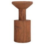 ΤΡΑΠΕΖΙ ΒΟΗΘΗΤΙΚΟ BERMAL HM9889.11 ΜΑΣΙΦ ΞΥΛΟ SUAR ΣΕ ΦΥΣΙΚΟ Φ35x65Υεκ.