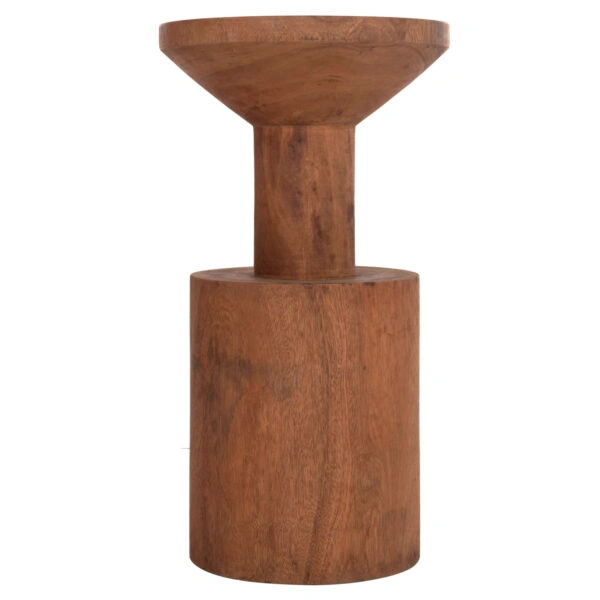 ΤΡΑΠΕΖΙ ΒΟΗΘΗΤΙΚΟ BERMAL HM9889.11 ΜΑΣΙΦ ΞΥΛΟ SUAR ΣΕ ΦΥΣΙΚΟ Φ35x65Υεκ.