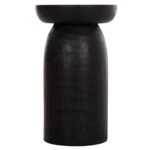 ΤΡΑΠΕΖΙ ΒΟΗΘΗΤΙΚΟ LOKI HM9899.12 ΜΑΣΙΦ ΞΥΛΟ SUAR ΣΕ ΜΑΥΡΟ Φ30x50Υεκ.