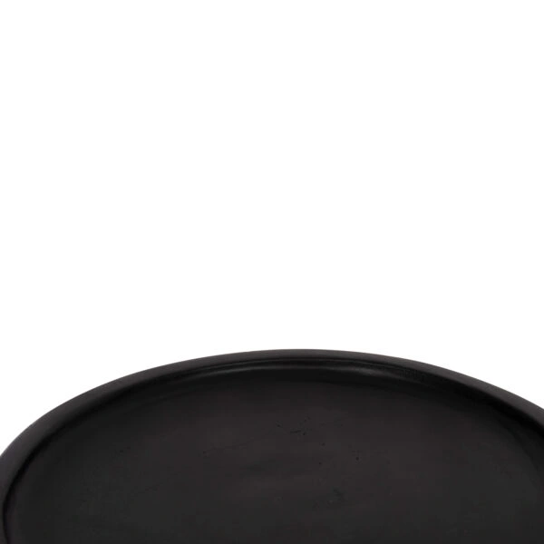 ΤΡΑΠΕΖΙ ΒΟΗΘΗΤΙΚΟ LOKI HM9899.12 ΜΑΣΙΦ ΞΥΛΟ SUAR ΣΕ ΜΑΥΡΟ Φ30x50Υεκ.