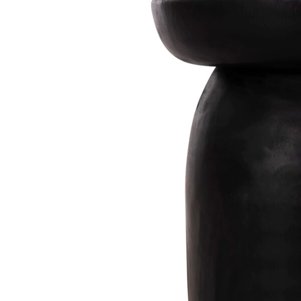 ΤΡΑΠΕΖΙ ΒΟΗΘΗΤΙΚΟ LOKI HM9899.12 ΜΑΣΙΦ ΞΥΛΟ SUAR ΣΕ ΜΑΥΡΟ Φ30x50Υεκ.