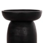 ΤΡΑΠΕΖΙ ΒΟΗΘΗΤΙΚΟ LOKI HM9899.12 ΜΑΣΙΦ ΞΥΛΟ SUAR ΣΕ ΜΑΥΡΟ Φ30x50Υεκ.