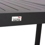 ΤΡΑΠΕΖΙ ΕΠΕΚΤΕΙΝΟΜΕΝΟ KRUM HM6277.03 ΑΛΟΥΜΙΝΙΟ ΣΚΟΥΡΟ ΓΚΡΙ 160-240x90x73Υεκ.