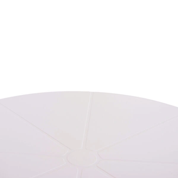 ΤΡΑΠΕΖΙ ΜΠΑΡ ΣΤΡΟΓΓΥΛΟ TERRIN HM6126.11 ΠΟΛΥΠΡΟΠΥΛΕΝΙΟ ΛΕΥΚΟ Φ61x107Υεκ.