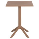 ΤΡΑΠΕΖΙ ΠΟΛΥΠΡΟΠΥΛΕΝΙΟΥ ΤΕΤΡΑΓΩΝΟ TERRIN HM6125.14 ΚΑΠΟΥΤΣΙΝΟ 60,5x60,5x76,5Υεκ.