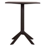 ΤΡΑΠΕΖΙ ΠΟΛΥΠΡΟΠΥΛΕΝΙΟΥ ΤΕΤΡΑΓΩΝΟ TERRIN HM6125.13 ΚΑΦΕ 60,5x60,5x76,5Υεκ.