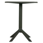ΤΡΑΠΕΖΙ ΠΟΛΥΠΡΟΠΥΛΕΝΙΟΥ ΤΕΤΡΑΓΩΝΟ TERRIN HM6125.15 DARK OLIVE 60,5x60,5x76,5Υεκ.
