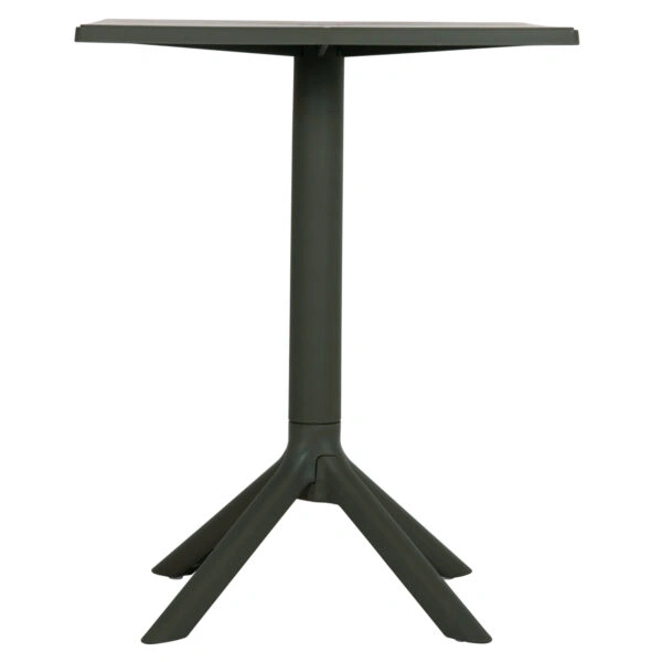 ΤΡΑΠΕΖΙ ΠΟΛΥΠΡΟΠΥΛΕΝΙΟΥ ΤΕΤΡΑΓΩΝΟ TERRIN HM6125.15 DARK OLIVE 60,5x60,5x76,5Υεκ.