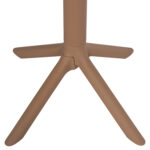 ΤΡΑΠΕΖΙ ΠΟΛΥΠΡΟΠΥΛΕΝΙΟΥ ΤΕΤΡΑΓΩΝΟ TERRIN HM6125.14 ΚΑΠΟΥΤΣΙΝΟ 60,5x60,5x76,5Υεκ.