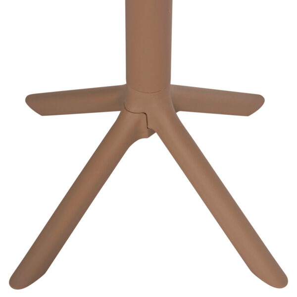 ΤΡΑΠΕΖΙ ΠΟΛΥΠΡΟΠΥΛΕΝΙΟΥ ΤΕΤΡΑΓΩΝΟ TERRIN HM6125.14 ΚΑΠΟΥΤΣΙΝΟ 60,5x60,5x76,5Υεκ.