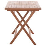 ΤΡΑΠΕΖΙ ΠΤΥΣΣΟΜΕΝΟ ΟΡΘΟΓΩΝΙΟ ERIS HM18117 ΞΥΛΟ TEAK--ΦΥΣΙΚΟ 120x70x76Υεκ.