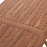 ΤΡΑΠΕΖΙ ΠΤΥΣΣΟΜΕΝΟ ΟΡΘΟΓΩΝΙΟ ERIS HM18117 ΞΥΛΟ TEAK--ΦΥΣΙΚΟ 120x70x76Υεκ.