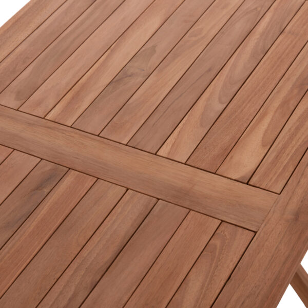 ΤΡΑΠΕΖΙ ΠΤΥΣΣΟΜΕΝΟ ΟΡΘΟΓΩΝΙΟ ERIS HM18117 ΞΥΛΟ TEAK--ΦΥΣΙΚΟ 120x70x76Υεκ.