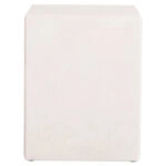 ΤΡΑΠΕΖΙ ΣΑΛΟΝΙΟΥ ΣΕΙΡΑ SANTORINI HM18070 MDF ΣΕ ΥΠΟΛΕΥΚΟ ΧΡΩΜΑ 48x38x48,5Υεκ.