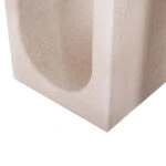 ΤΡΑΠΕΖΙ ΣΑΛΟΝΙΟΥ ΣΕΙΡΑ SANTORINI HM18070 MDF ΣΕ ΥΠΟΛΕΥΚΟ ΧΡΩΜΑ 48x38x48,5Υεκ.