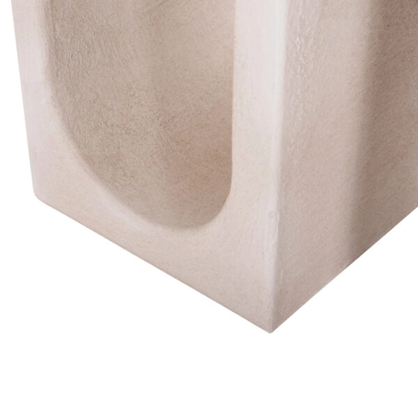 ΤΡΑΠΕΖΙ ΣΑΛΟΝΙΟΥ ΣΕΙΡΑ SANTORINI HM18070 MDF ΣΕ ΥΠΟΛΕΥΚΟ ΧΡΩΜΑ 48x38x48,5Υεκ.