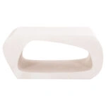 ΤΡΑΠΕΖΙ ΣΑΛΟΝΙΟΥ ΣΕΙΡΑ SANTORINI HM18071 MDF ΣΕ ΥΠΟΛΕΥΚΟ ΧΡΩΜΑ 100x60x45Υεκ.