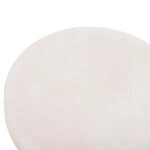 ΤΡΑΠΕΖΙ ΣΑΛΟΝΙΟΥ ΣΤΡΟΓΓΥΛΟ ΣΕΙΡΑ SANTORINI HM18050 MDF ΣΕ ΥΠΟΛΕΥΚΟ ΧΡΩΜΑ Φ80x35Υεκ.