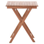 ΤΡΑΠΕΖΙ ΣΚΗΝΟΘΕΤΗ ΤΕΤΡΑΓΩΝΟ HEIDEL HM18121 ΞΥΛΟ TEAK--ΦΥΣΙΚΟ 60x60x75Υεκ.