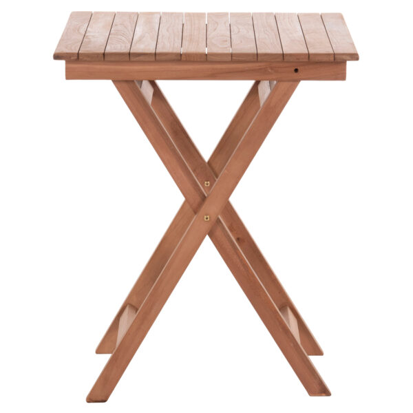 ΤΡΑΠΕΖΙ ΣΚΗΝΟΘΕΤΗ ΤΕΤΡΑΓΩΝΟ HEIDEL HM18121 ΞΥΛΟ TEAK--ΦΥΣΙΚΟ 60x60x75Υεκ.