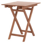 ΤΡΑΠΕΖΙ ΣΚΗΝΟΘΕΤΗ ΤΕΤΡΑΓΩΝΟ HEIDEL HM18121 ΞΥΛΟ TEAK--ΦΥΣΙΚΟ 60x60x75Υεκ.