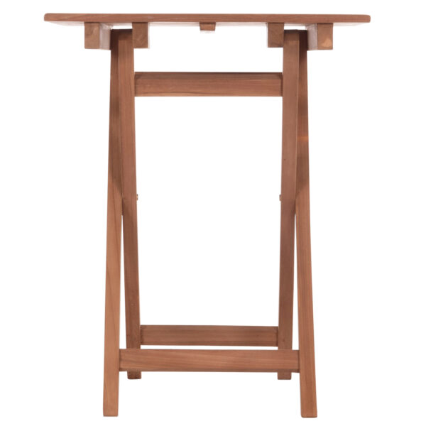 ΤΡΑΠΕΖΙ ΣΚΗΝΟΘΕΤΗ ΤΕΤΡΑΓΩΝΟ HEIDEL HM18121 ΞΥΛΟ TEAK--ΦΥΣΙΚΟ 60x60x75Υεκ.